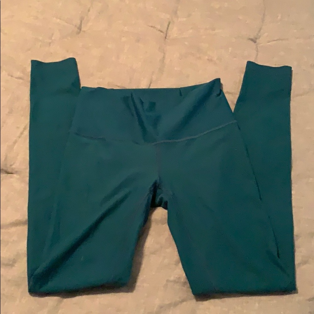 Lululemon teal leggings